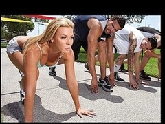 After losing 2 straight races, Carlos threatens to report Rachel for cheating. Using her athletic skill to change his mind, Rachel works Carlos' starter pistol and turns his loss into a win.