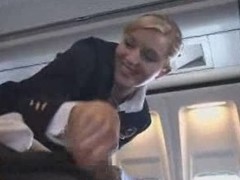 American Stewardess Handjob - Part 1