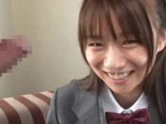 Asuka Hoshino Gives Blowjob Wearing Her School Unchangeable